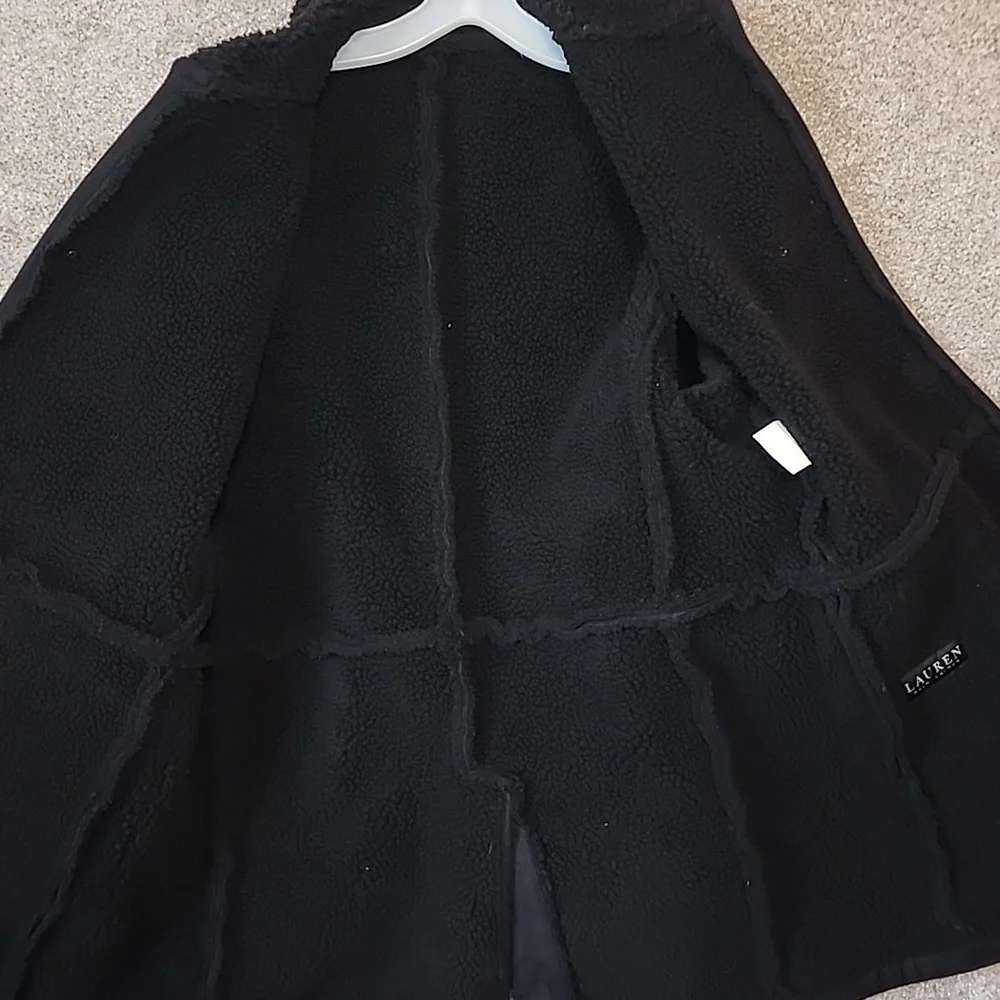 Lauren Ralph Lauren Men's Black Polyester‎ Coat Size 38 Short Black